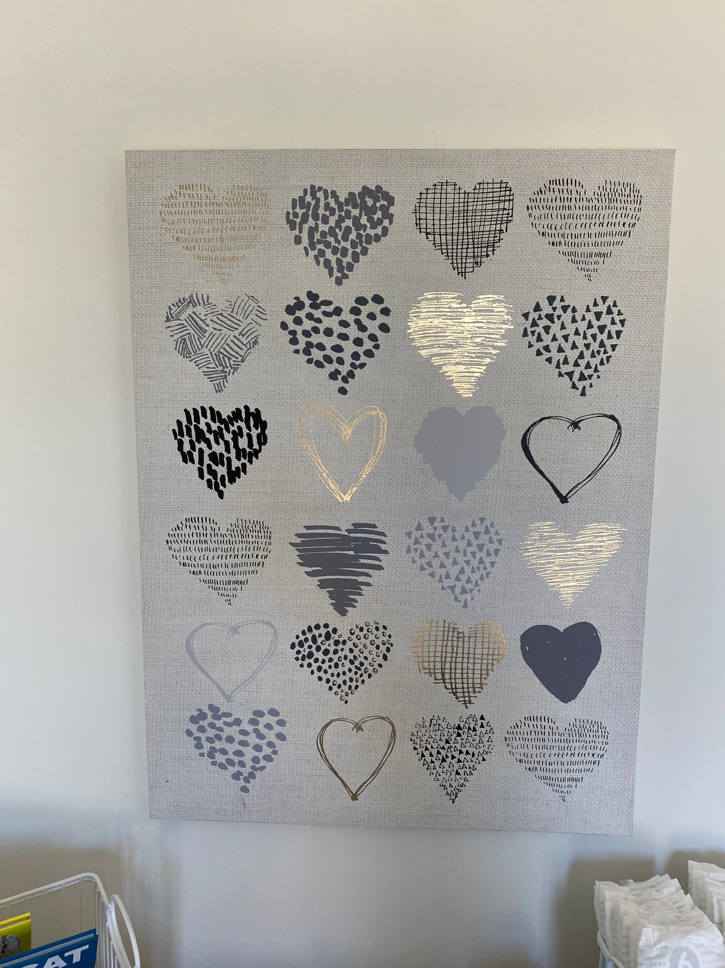 Heart Wall Art Canvas